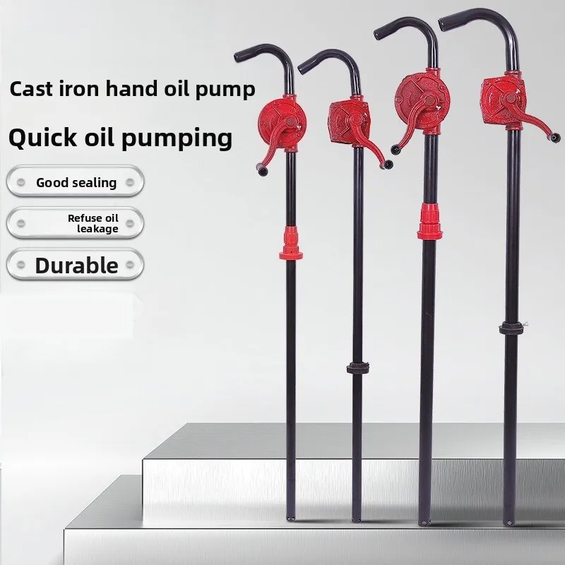 Cast iron small manual oil pump manual oil pump multi-purpose manual barrel oil pump