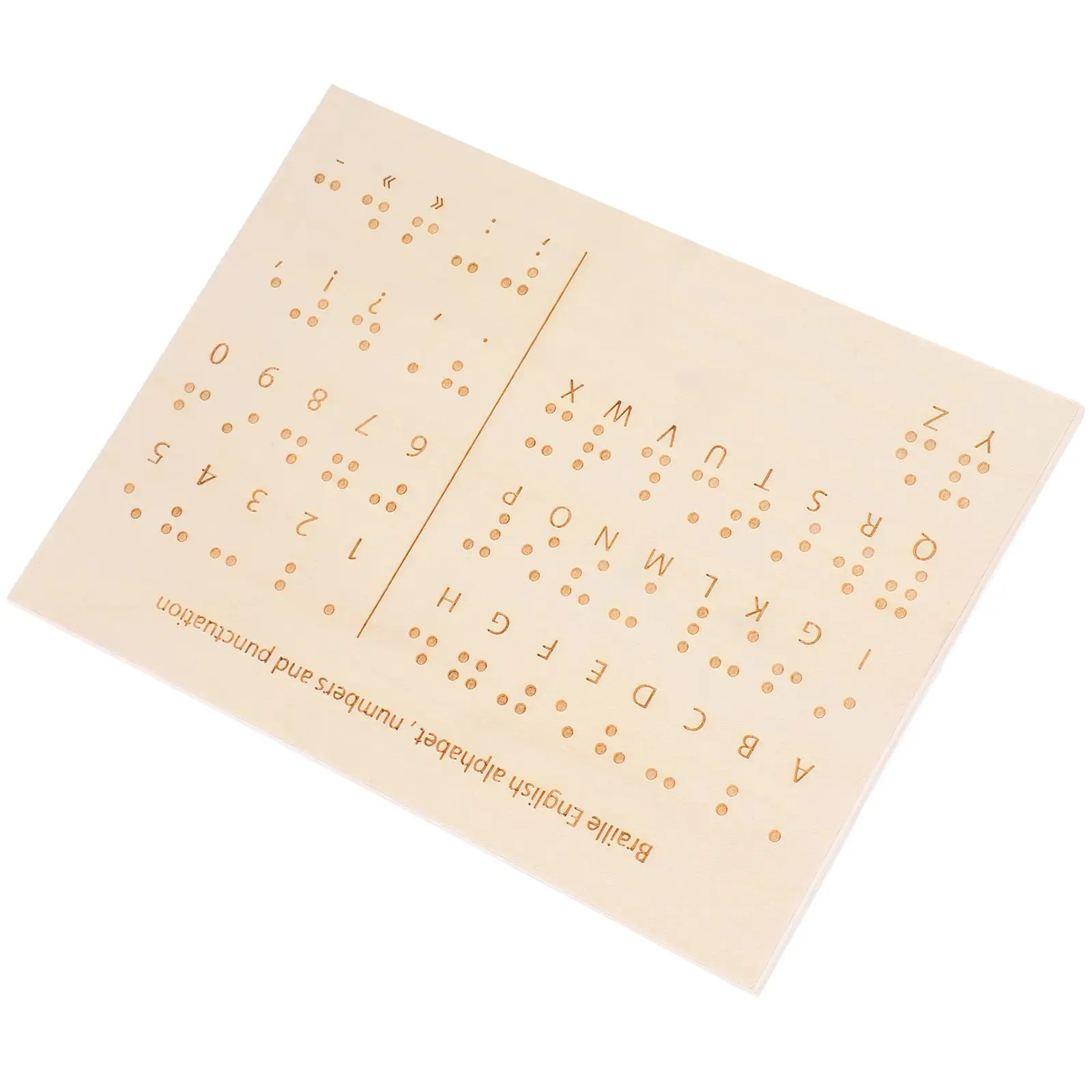 

Доска с алфавитом Braille, учебные пособия для слепых людей, деревянные буквы, цифры, учебные принадлежности, компактный, легкий дизайн