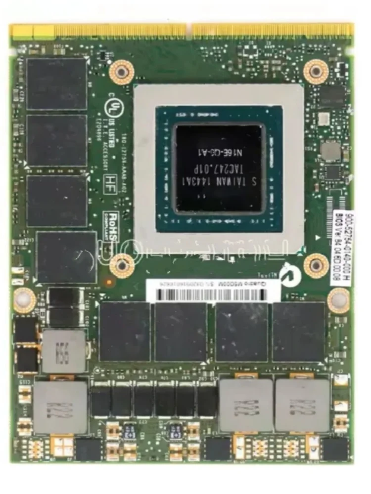Quadro M5000M 8GB GDDR5 MXM 3.0b Video Card N16E-Q5 for Precision 7710 M6800 Laptop M5000