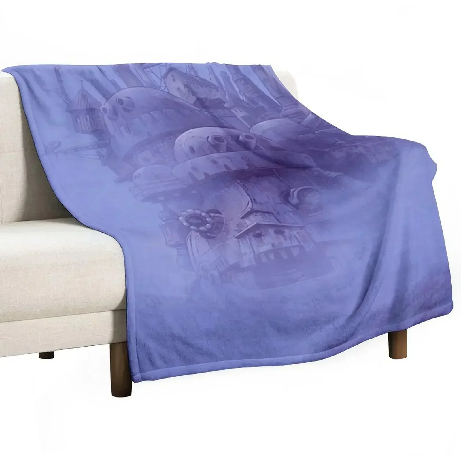 New My Heart Lost In A Fog Throw Blanket Decorative Beds Thermal Blankets