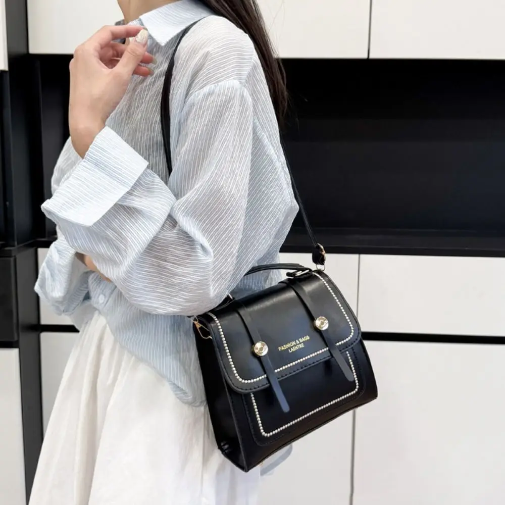 حقيبة ظهر كاجوال على الطراز الكوري للسفر محمولة متعددة الوظائف حقيبة كتف نسائية ريترو حقيبة مربعة صغيرة للتخييم #1