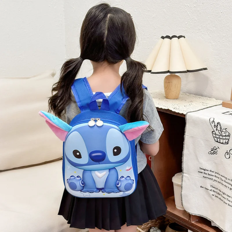 New Disney animation interstellar baby cute cartoon Stitch children's hard shell schoolbag fashion trend versatile backpack