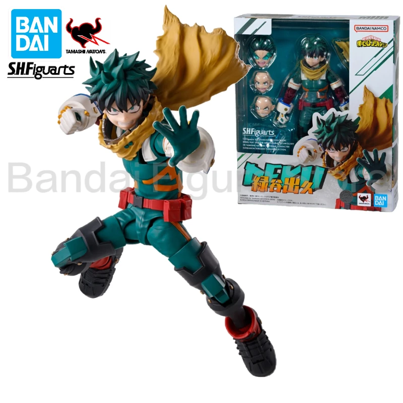 In Stock Bandai S.H.Figuarts SHF My Hero Academia Midoriya Izuku Anime Action Figure Toy Gift Model Collectible Hobby