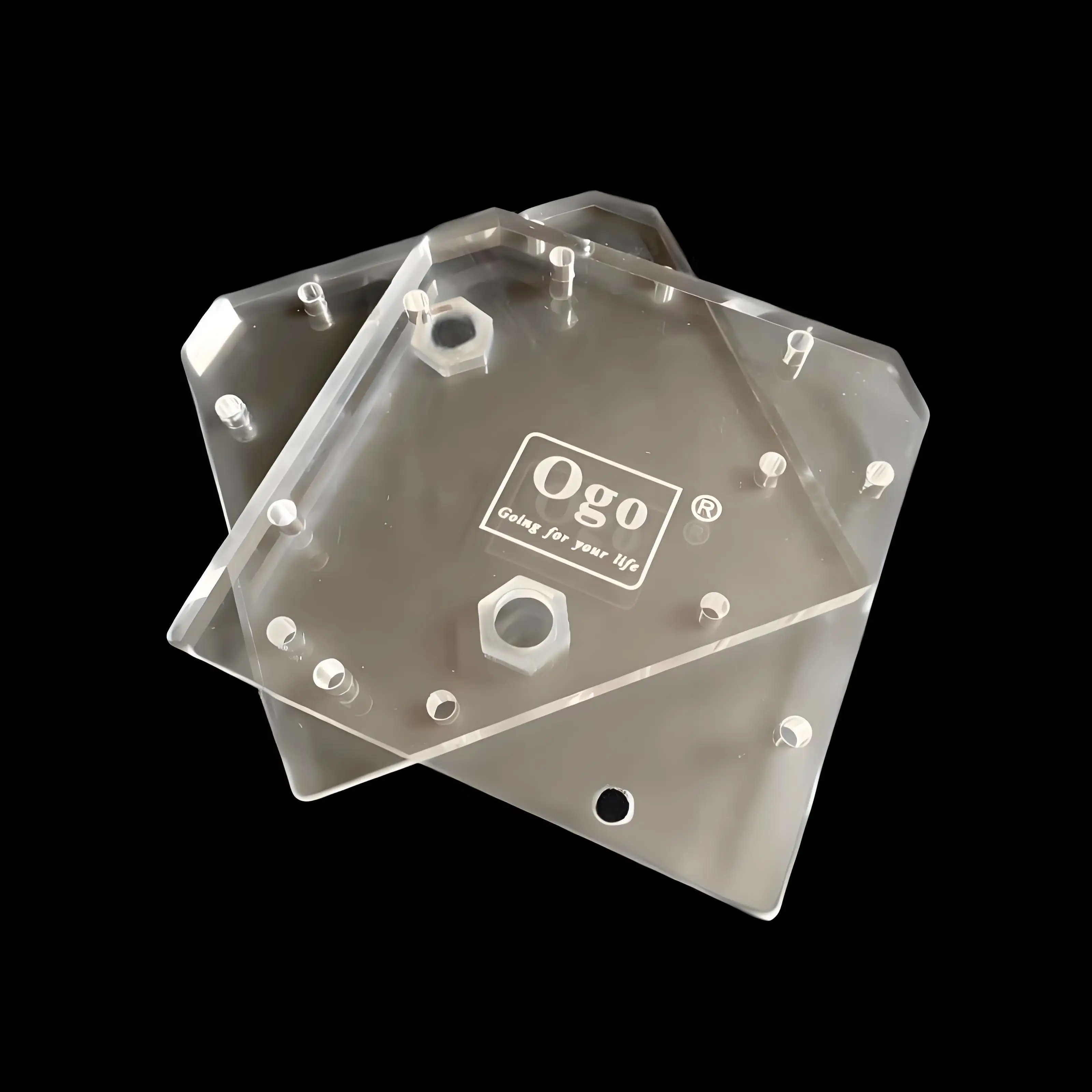 OGO-GW Series HHO Gas Generator Endplate Set Acrylic Parts 1 Pair