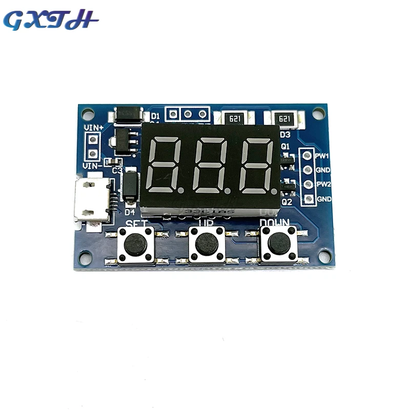 DC5-30V Micro Usb 5V Độc Lập PWM Máy Phát Điện 2 Dual Cách Kỹ Thuật Số Chu Kỳ Nhiệm Vụ Tần Số Xung Ban mô Đun