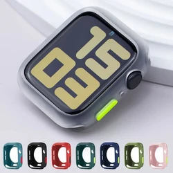 Candy Soft Silicone Case for Apple Watch Cover 9 8 7 6 Se 5 4 3 45mm 42mm 38mm Protection Iwatch Serier 44mm 40mm 41mm Bumper