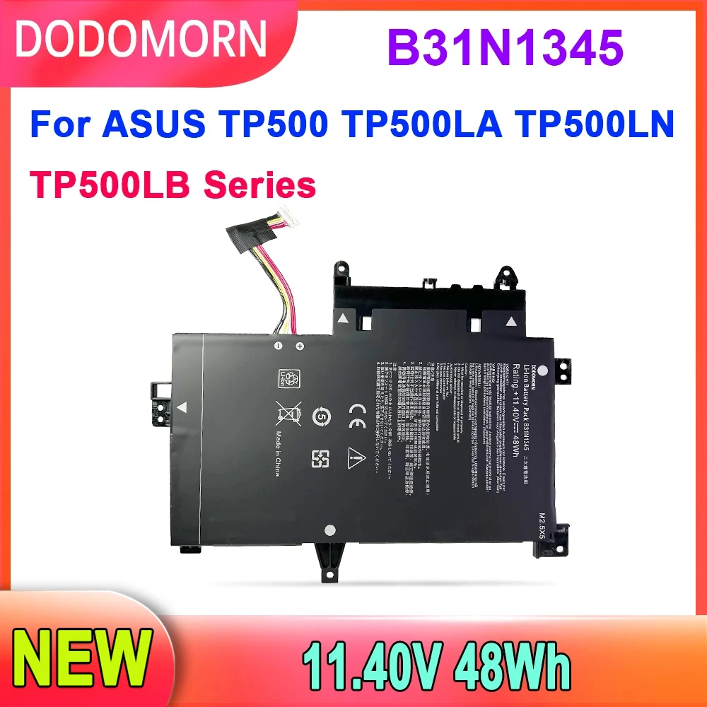 

Для ASUS Transformer Book Flip TP500L TP500LA TP500LN высокое качество B31N1345 Аккумулятор для ноутбука 11,4 в 48 Втч