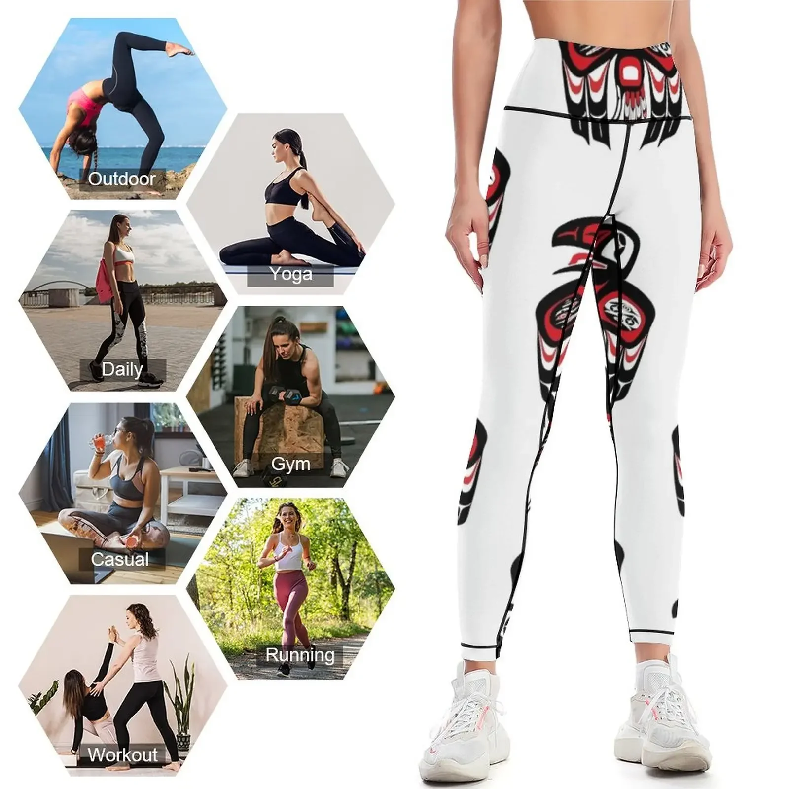 سراويل ركض نسائية ضيقة من A Ravens Spirit مناسبة للنساء سراويل رياضية نسائية رافعة للأعلى #4