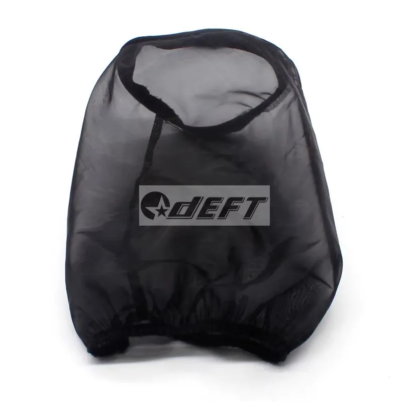 Universal Air Filter Protective Cover Waterproof Oilproof Dustproof for High Flow Air Intake Filters Cover Black
