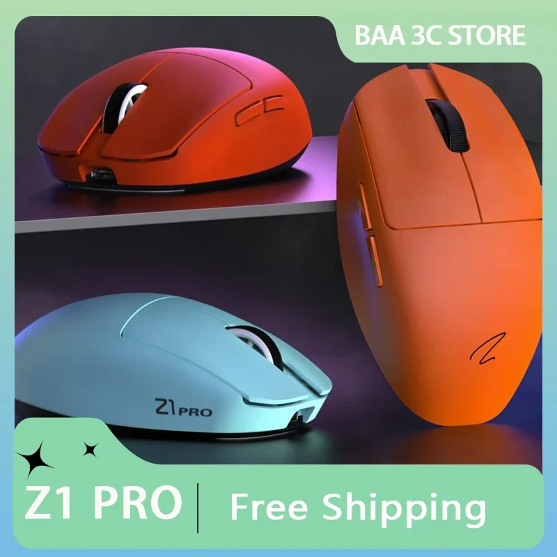 Zaopin Z1 Pro Wireless Mouse Paw3395 Dual Mode Lightweight E-Sports Hollow Out Gaming Mouse Ergonomics PC Accessories Gift