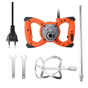 Kkmoon-non-ministry portable industrial, paint, cement, plaster, mortar, coating, pasta, powder, mixing machine, 6 gear speed, 2300w 8 Main Sales Mixer Mixer - №4