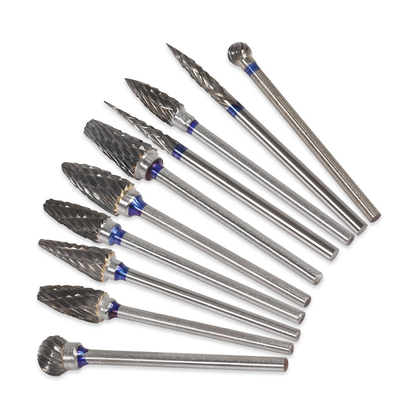 Dental Tungsten Steel Carbide Burs Polishing Bur Drills Straight Flat Fissure HP 2.35MM Low Speed