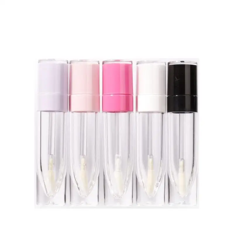 ماكياج الشفاه بلسم أنبوب الحاويات مع غطاء إعادة الملء زجاجة أحمر الشفاه الفارغة أنبوب ملمع الشفاه حاوية عينة التجميل 10.2*1.9 سنتيمتر