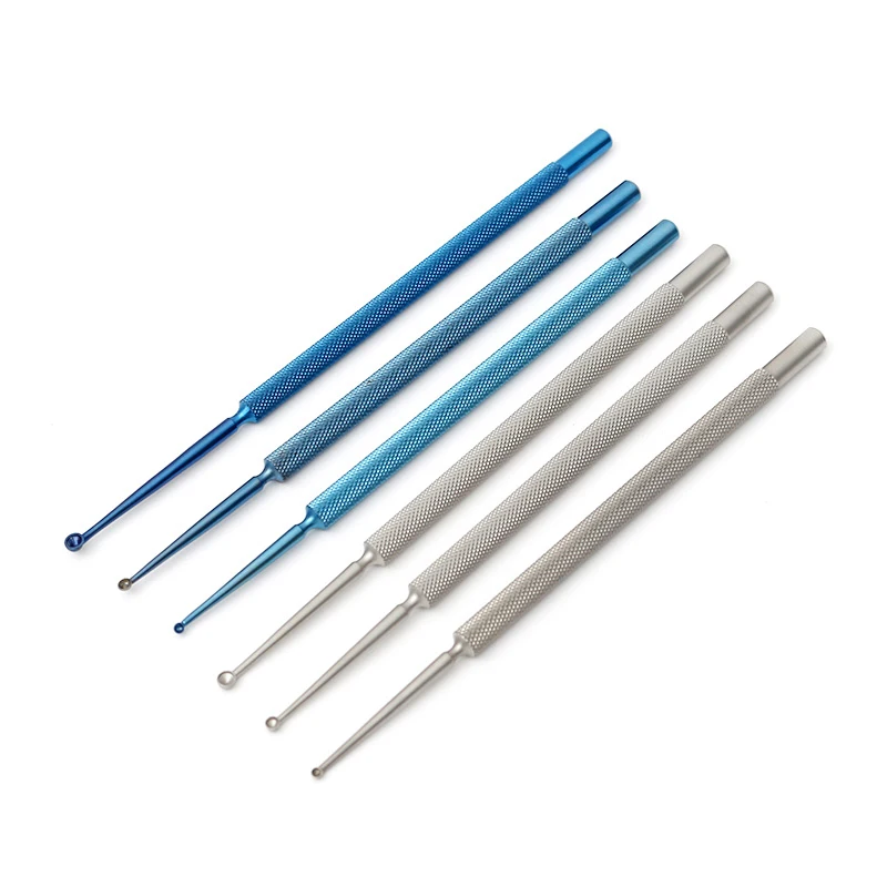 Curette per verruca morbida oftalmologia Meibomian Gland Curette oftalmologia microstrumento Curette per dermatologia ospedaliera