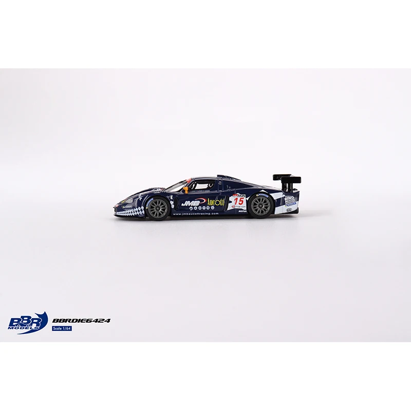 طراز سيارة BBR-Diecast ، مجموعة ألعاب مصغرة ، 1:64 ، MC12 ، منافسة #15 ، JMB ، سباق ، FIA 24hrs