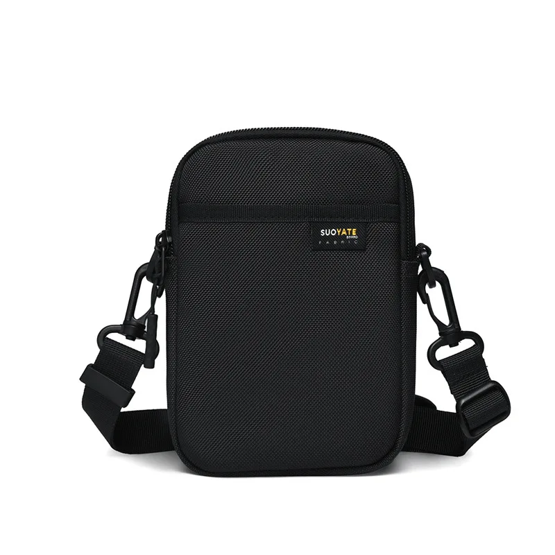 New men's fashion and popular leisure outdoor oblique span bag shoulder light multi-function mobile phone small bag men's
