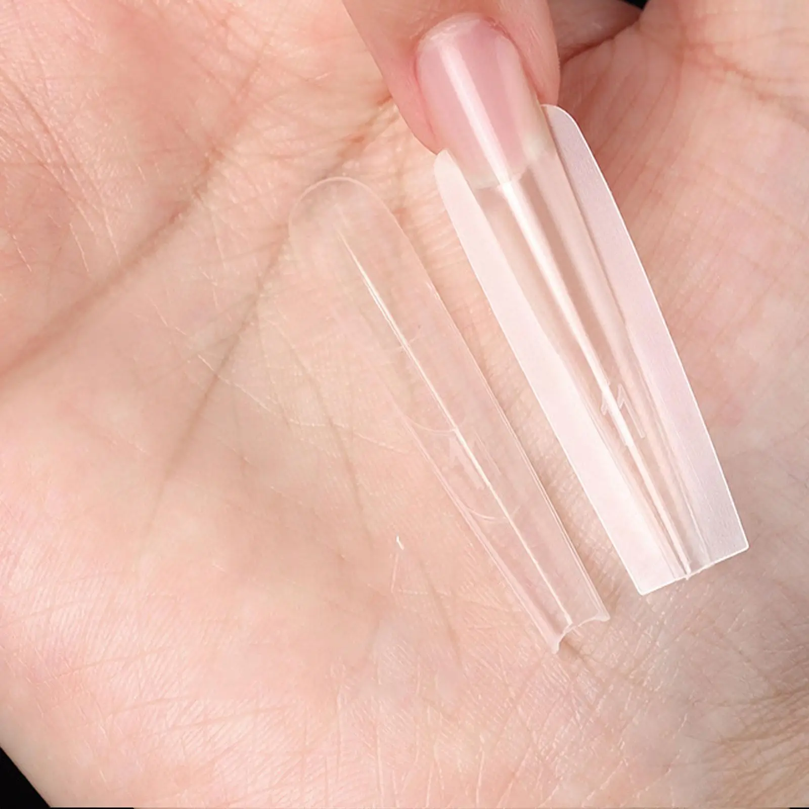 

240x инструменты для наращивания акриловых ногтей, многоразовые прозрачные типсы для акриловых наращиваний, салона, геля для наращивания, повседневного ношения