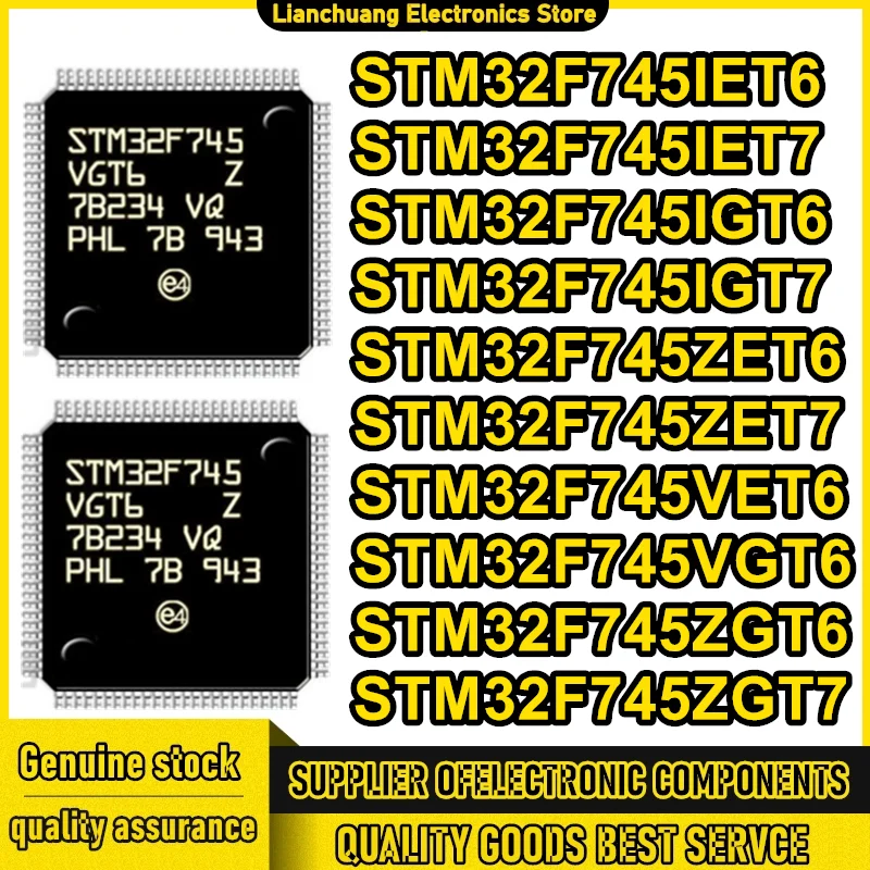 STM32F745IET6 STM32F745IET7 STM32F745IGT6 STM32F745IGT7 STM32F745ZET6 STM32F745ZET7 STM32F745VET6 STM32F745VGT6 STM32F745ZGT6 ST