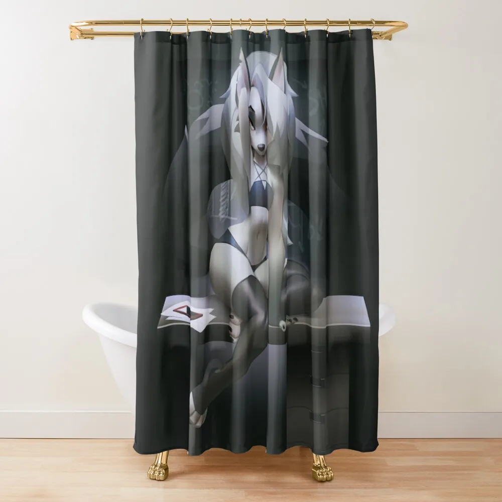 

Demon girl Shower Curtain In The Bathroom Bathtub Shower Set For Bathroom Curtain