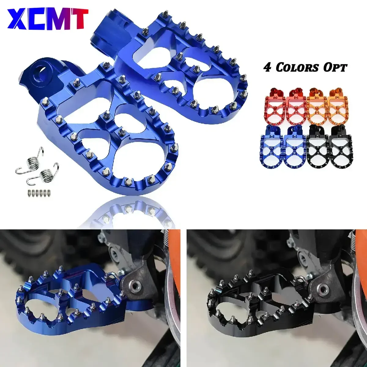 Footrest Foot Pegs Footpegs Rests Pedals For KTM EXC EXC-F SX SX-F XC XCW XCF-W 65 85 125 250 300 350 450 500 Motorcycle Parts