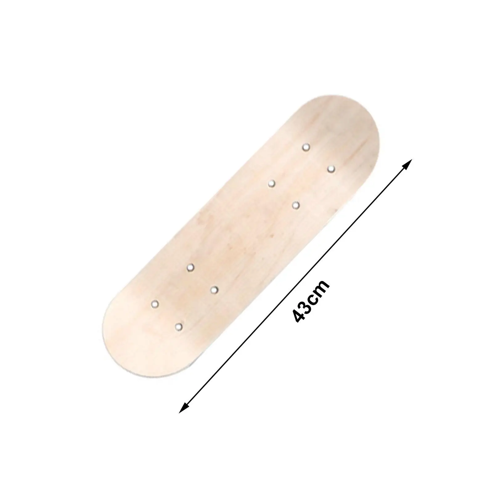 لوح تزلج خشبي للأطفال يمكنك صنعه بنفسك لوح تزلج خشبي سطح تزلج غير مطلي فارغ Longboard سطح خشبي للمبتدئين بنين بنات