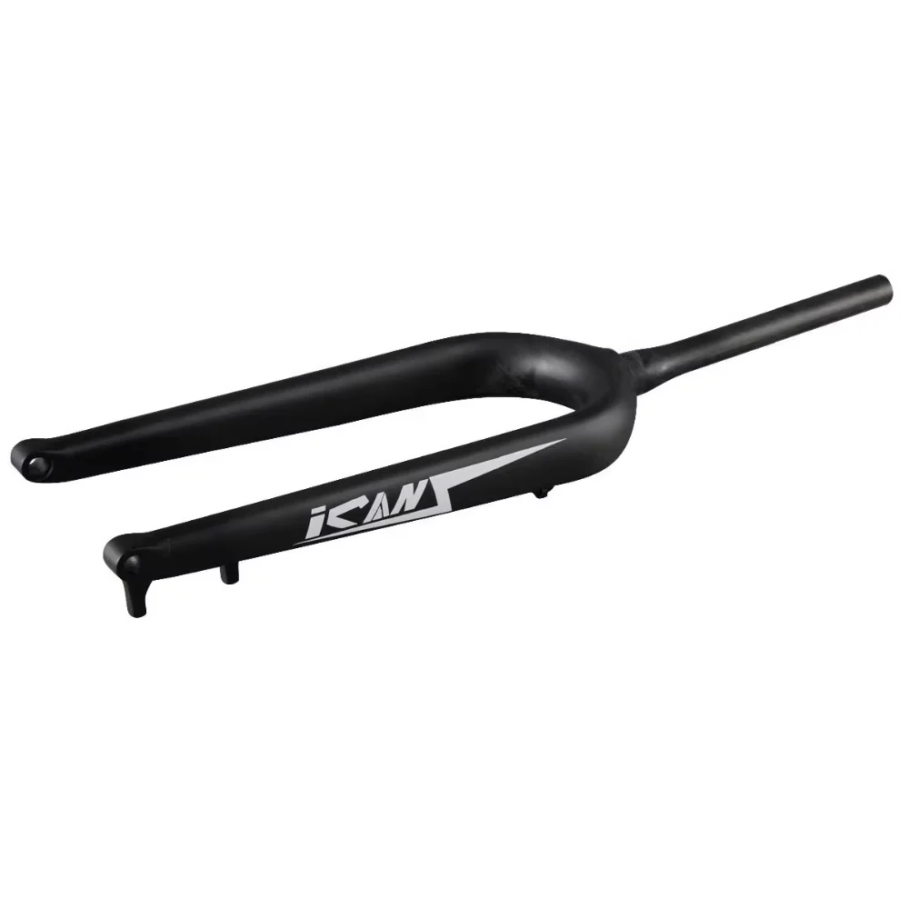 ICAN High Quality 26er Carbon Fat Bike Front Fork 150x15 Snow Bicycle Fork SN01 Grave Fork SNK150 Include Through Front Axle
