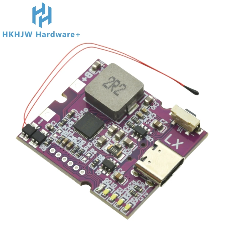 22.5W Power Bank Bidirectional Fast Charging Mobile Power Module Circuit Board With Digital/Light Type-C USB Suppor PD/QC3.0 2.0