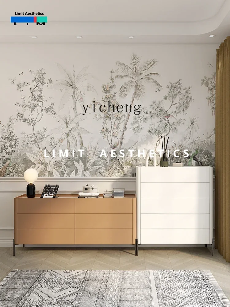 ZXL minimalist chest cabinet living room locker five or six chest cabinet light luxury room storage cabinet
