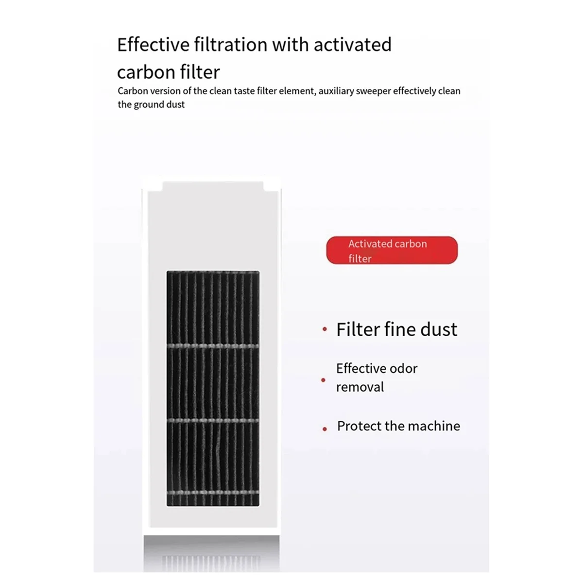 Для Ecovacs Deebot X2S машина пылесос боковая щетка тряпка фильтр зажим угольный мешок для пыли роликовая щетка