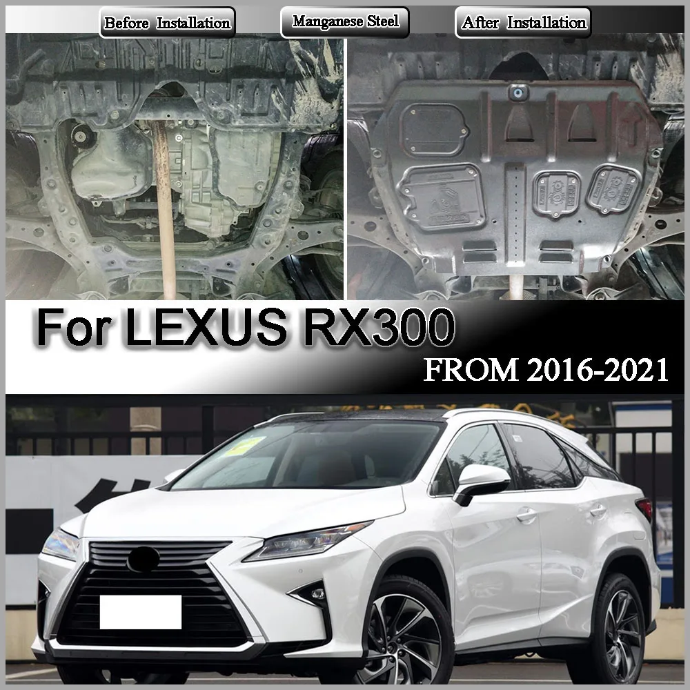 For LEXUS RX300 2016-2021 2.0T High Quality Chassis Guard Plate Bottom Protector Engine Protector Chassis Anti-Skid Plate