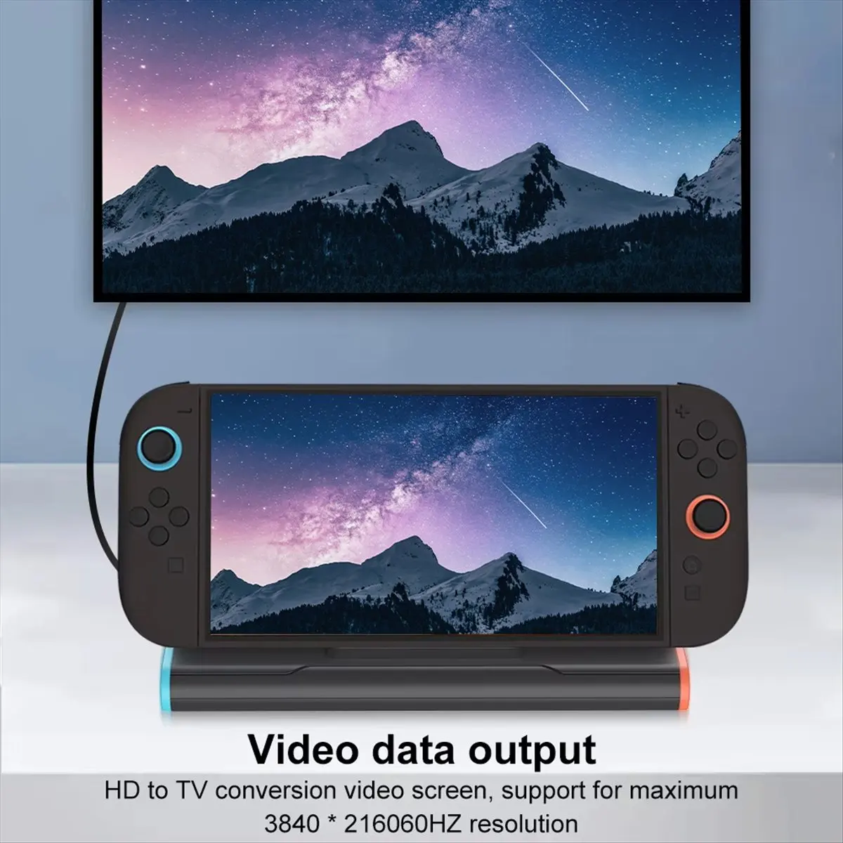 one-day-for-switch-2-ドッキングステーション-hdmi対応-usb-type-cポート-ゲームコンソール充電スタンド-ゲーム体験用