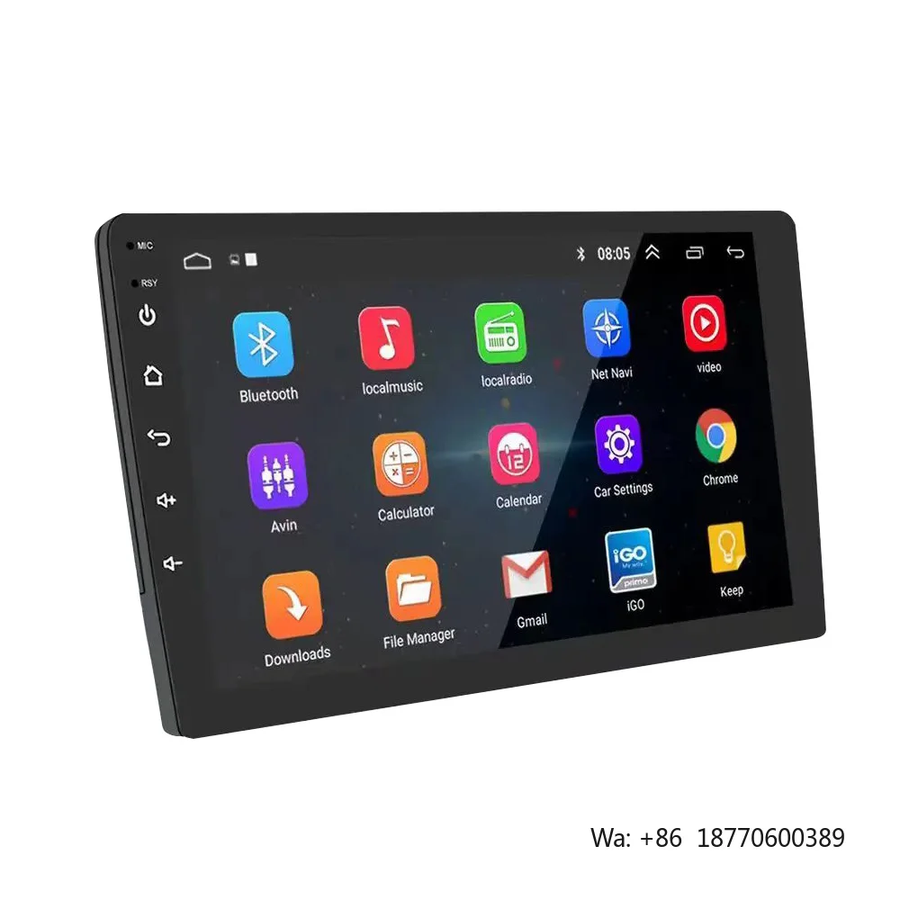 Universal Android Car Radio 7/9/10 Inch QLED/IPS Touch Screen 1280*720 2+32GB Stereo Gps Audio Player 2DIN Multimedia Player