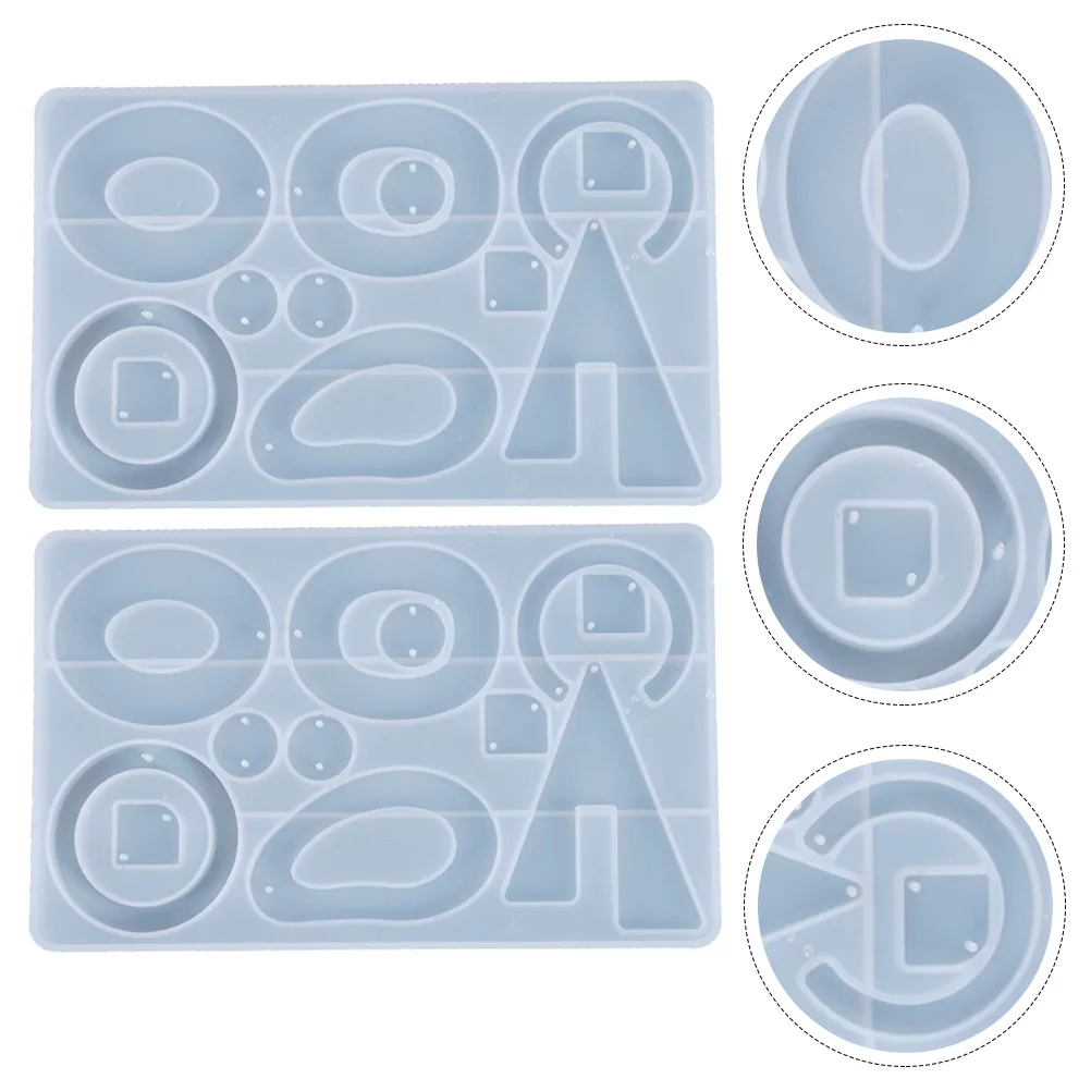 

2pcs Mold Durable Soft DIY Craft Supplies Diy Mould Diy Craft Mold Resin Compatible Jewelry Accessories Parts