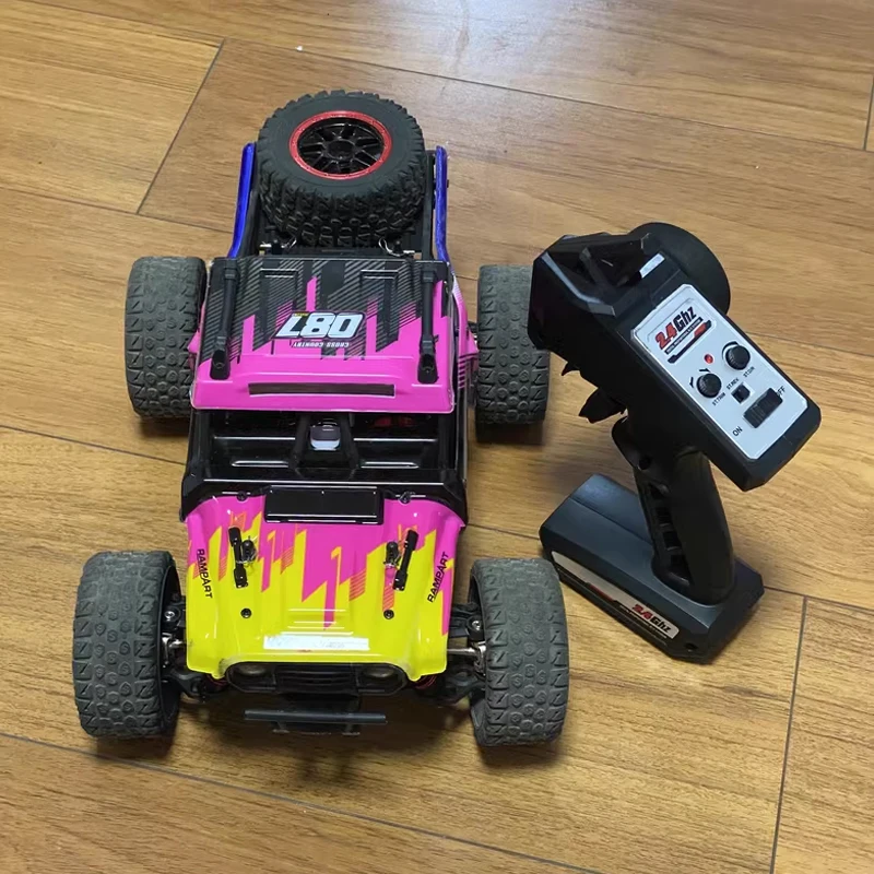 

New JJRC Rc Car Off Road 4x4 Four-Wheel Drive Brushless Remote Control Car Full Scale Throttle Light Simulation Off-Road Vehicle