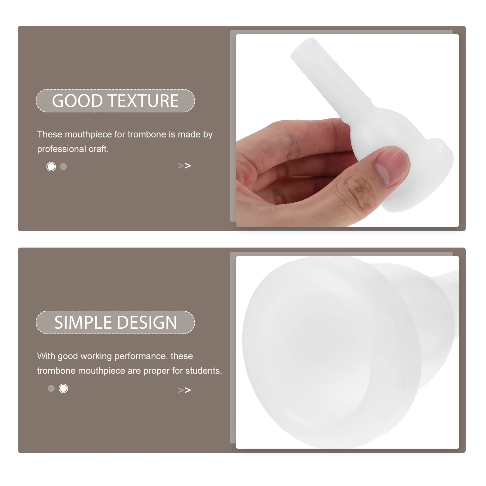 

Beginner Trombone Mouthpiece Trombones (musical Instruments) for White Abs Accessories