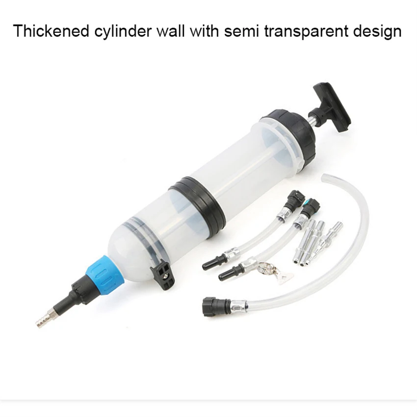 Car Oil Fluid Manual Extractor 1500ml Automotive Fuel Brake Liquid Extraction Transfer Filling Syringe Oil Pump Car Supplies