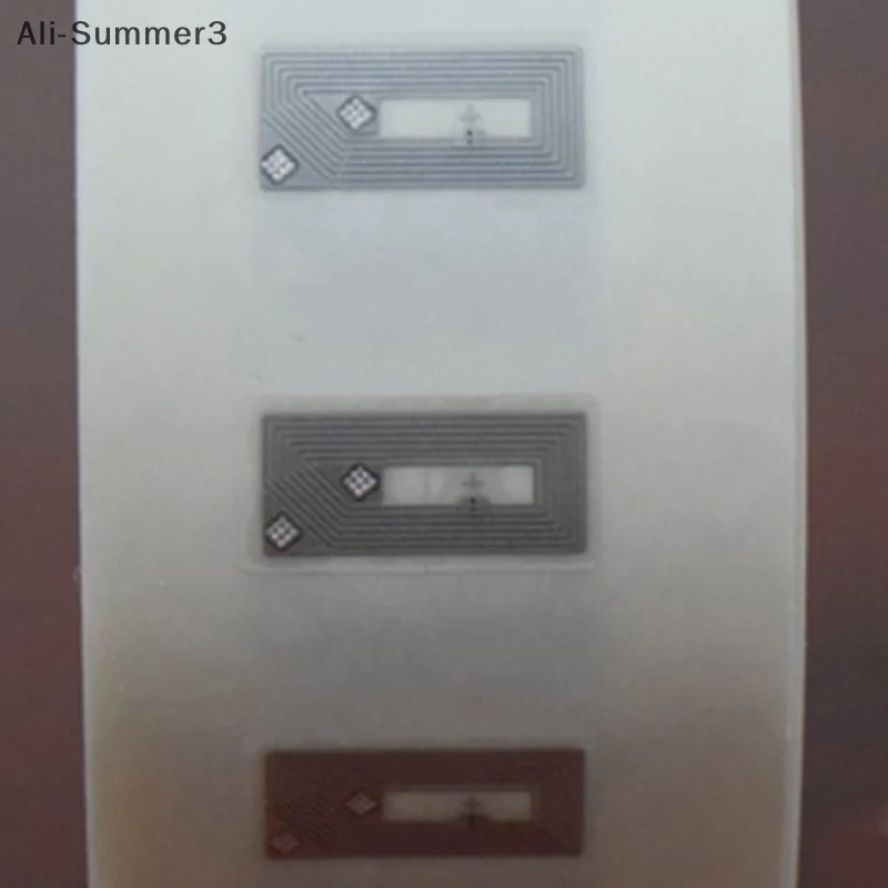 10 Pz Chip NFC Ntag213 Adesivo Intarsio Bagnato 11x21MM 13.56 MHz Etichetta RFID Tag 213 Etichetta Anti-contraffazione Etichetta Elettronica