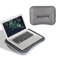 Household Portable Small Pillow Table Laptop Lap Desk with Soft Pillow Cushion Computer Lazy Table Writing Padded Tray for Work