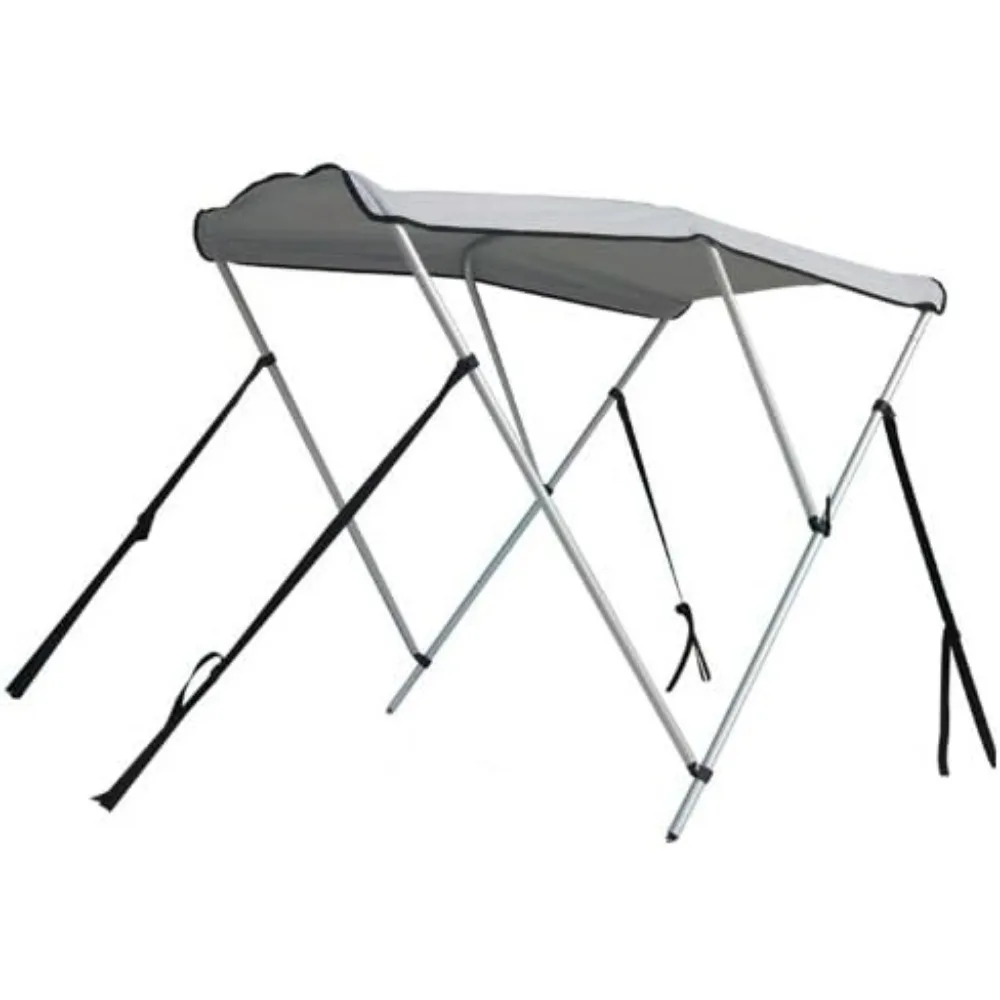 Portable Bimini Top Cover Canopy for Length 12-13 ft Inflatable Boat (3 Bow)