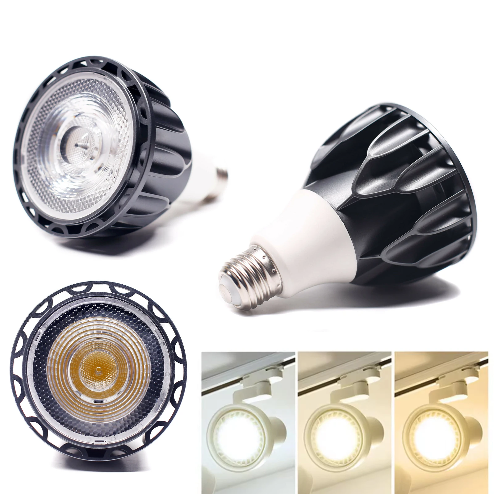 

Dimmable 20W COB LED Spot Light Bulb E27 110V 220V Spot Lamp Par Light Bulb Downlight Track Lighting For Kitchen Clothes Shop
