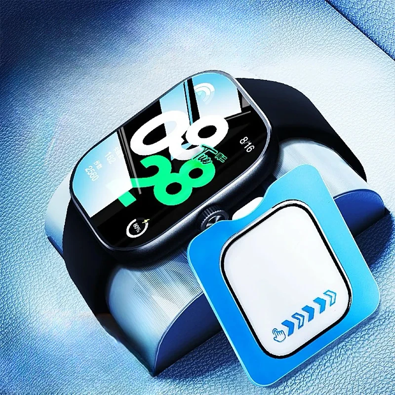 กระจกนิรภัยสำหรับ redmi Watch 4ป้องกันรอยขีดข่วนป้องกันหน้าจอสำหรับ redmi Watch 4วินาทีฟิล์มป้องกันการติดตั้ง