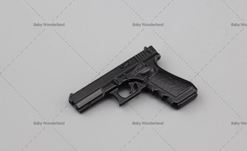 In Stock 1/12 Ratio Glock Mini Soldier Pistol Weapon Model Scene Props Fit 6''Action Figure Body Soldier Accessories