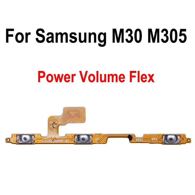 

For Samsung Galaxy M30 M305 power volume side key button flex cable on off switch flex cable replacement repair parts