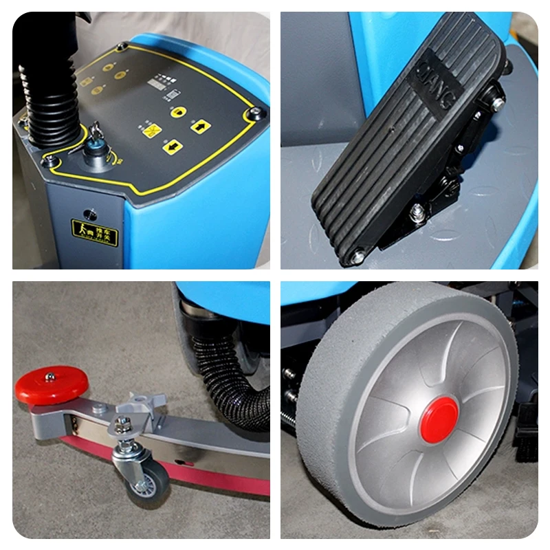 Airport-Specific Ride On Floor Scrubber High Suction Self-Propelled Cleaning Machine