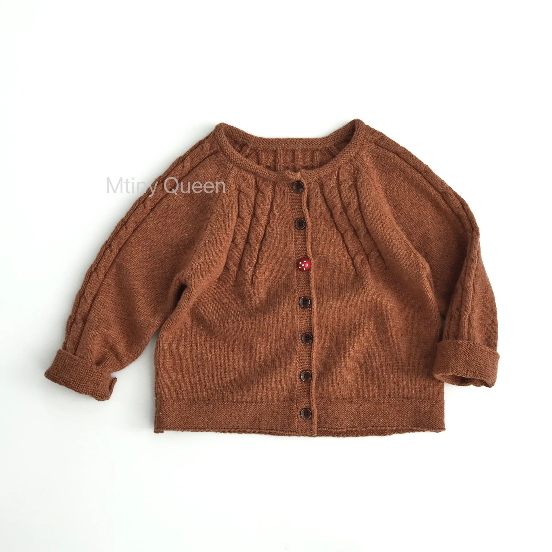 Spring New Children Long Sleeve Sweater Coat Cotton Boys Knitted Cardigan Solid Kids Girls Casual Tops Toddler Clothes