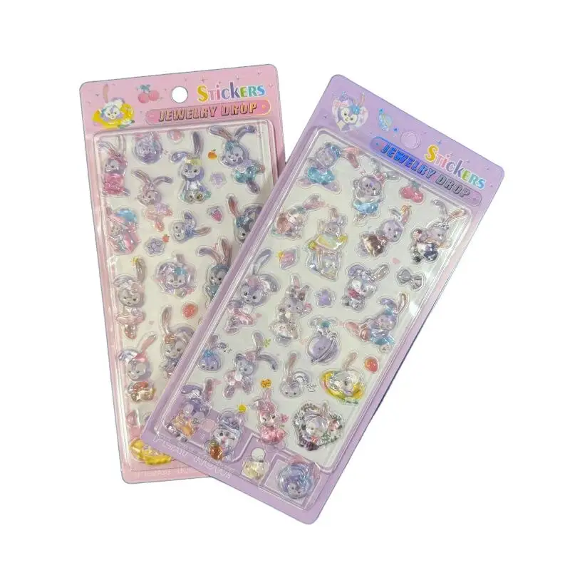 

Креативная 3D-наклейка с объемным рельефом Kawaii Cartoon Linaball, стикер-декор для чехла телефона Stellalou, наклейка-поощрение для студентов