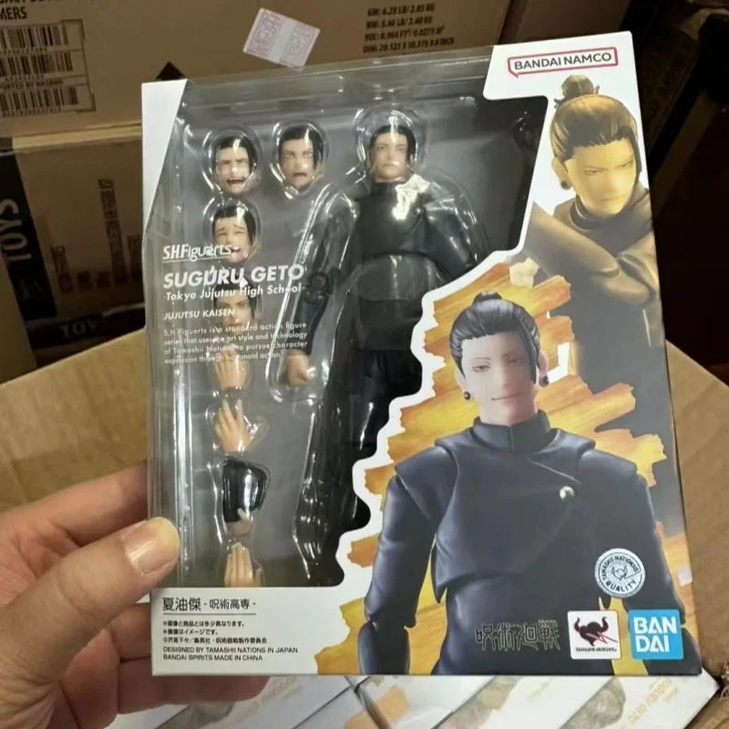 Bandai S.H.Figuarts Shf Satoru Gojo Tokyo Jujutsu High School Model Kit Anime Action Fighter Finished Model Gift Toys
