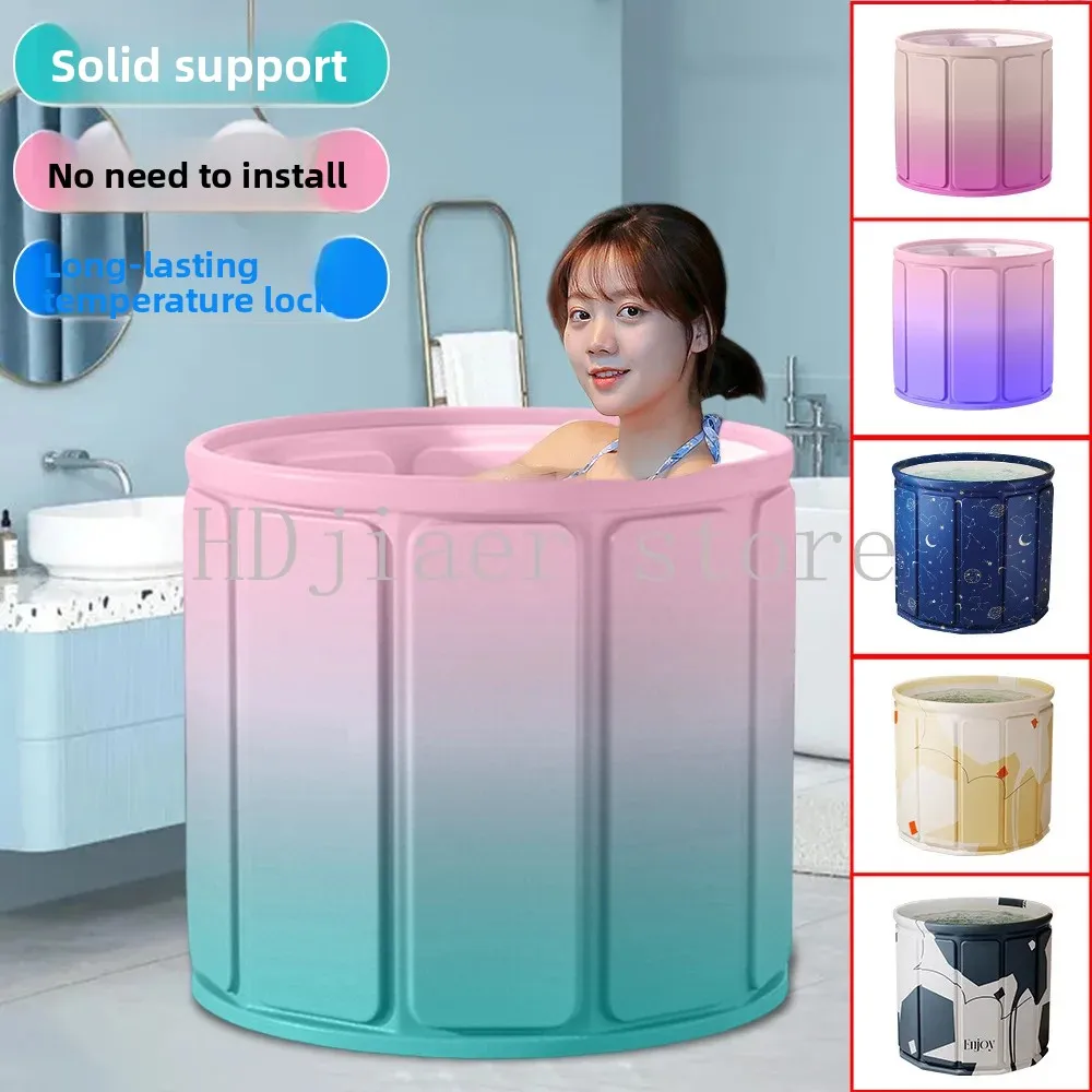 

Foldable Bath Tub for Adults & Kids - Sitz Bath Basin, Suitable for Swimming, Adult Bathtub