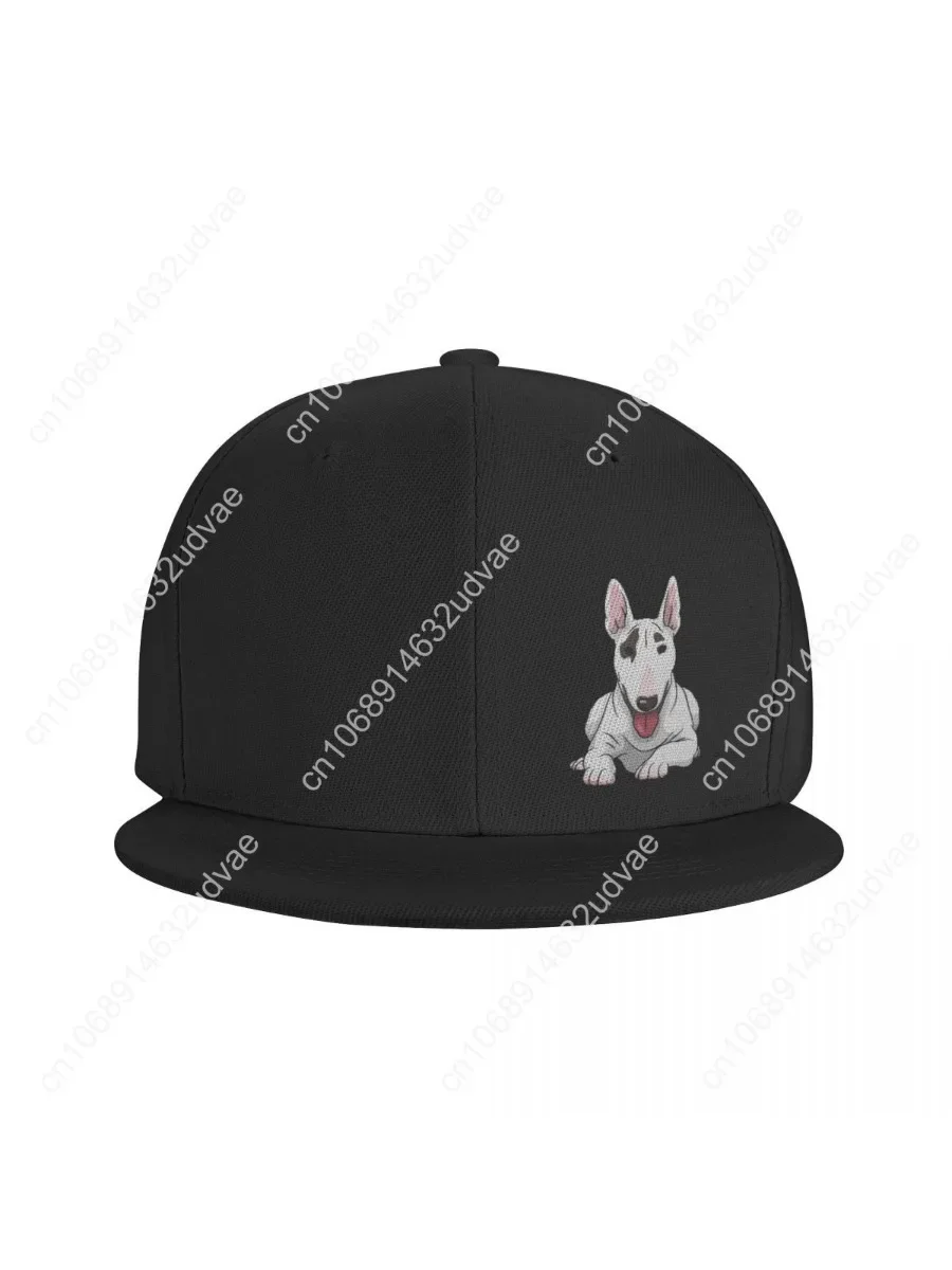 Dog Bull Terrier Bullterrier Dog Baseball Caps Snapback Cap Hip Hop Adjustable Retro