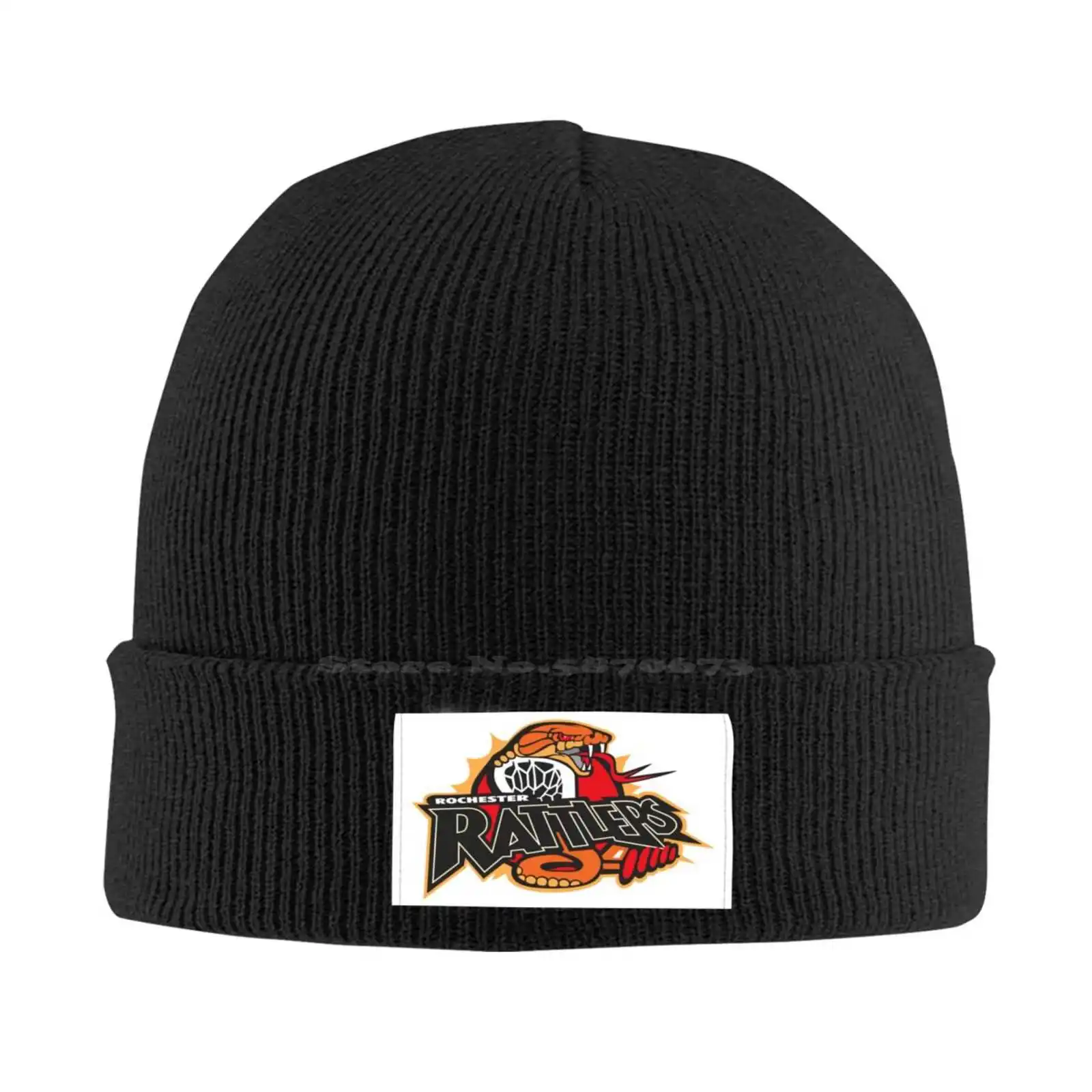 Rochester Rattlers Logo Print Graphic Casual cap Baseball cap Knitted hat